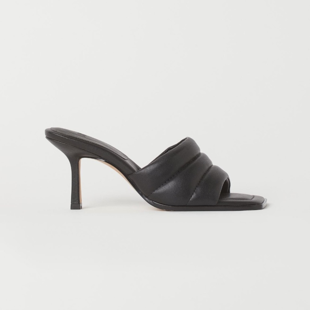 H&M 3 inch slip-on heels/sandals